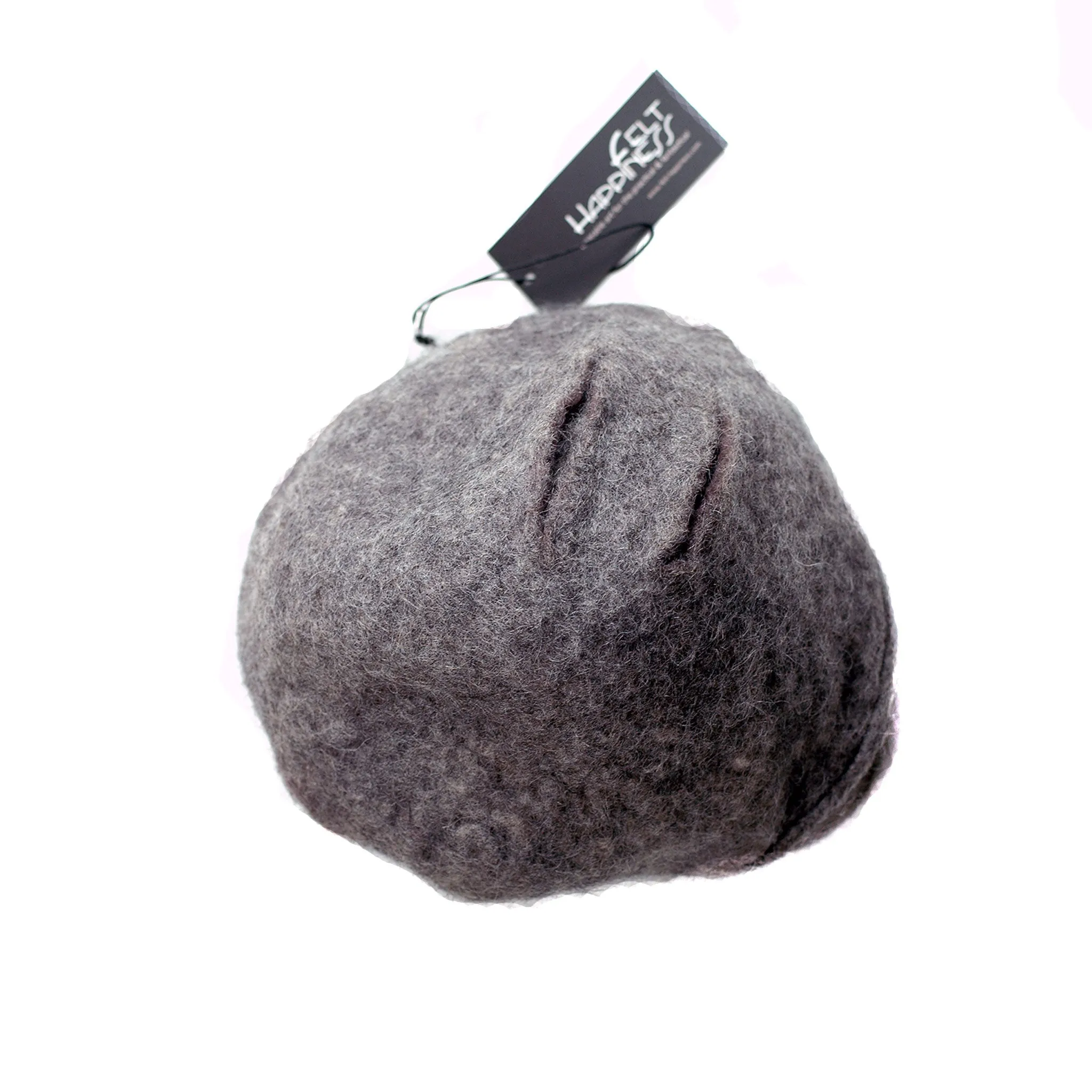 ~ Adopted ~ Simple Gray Gotland Wool Beret
