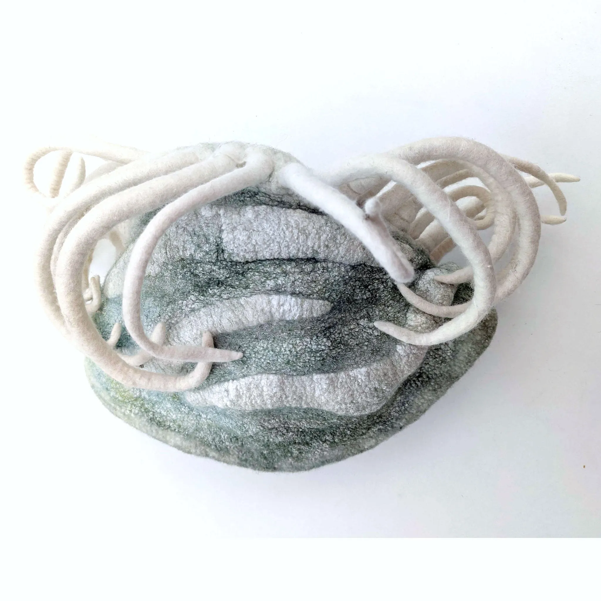 ~ Adopted ~ Surreal Sculptural Eye Wearable Art Fantasy Hat