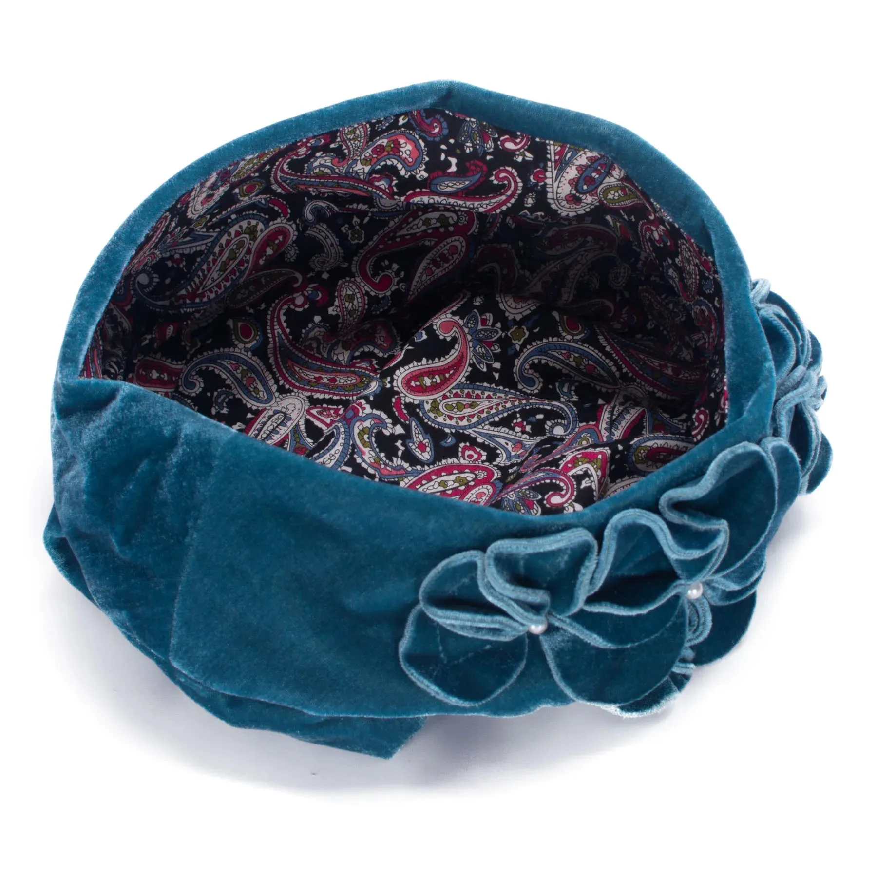 1920 Vintage Style Velvet Beret