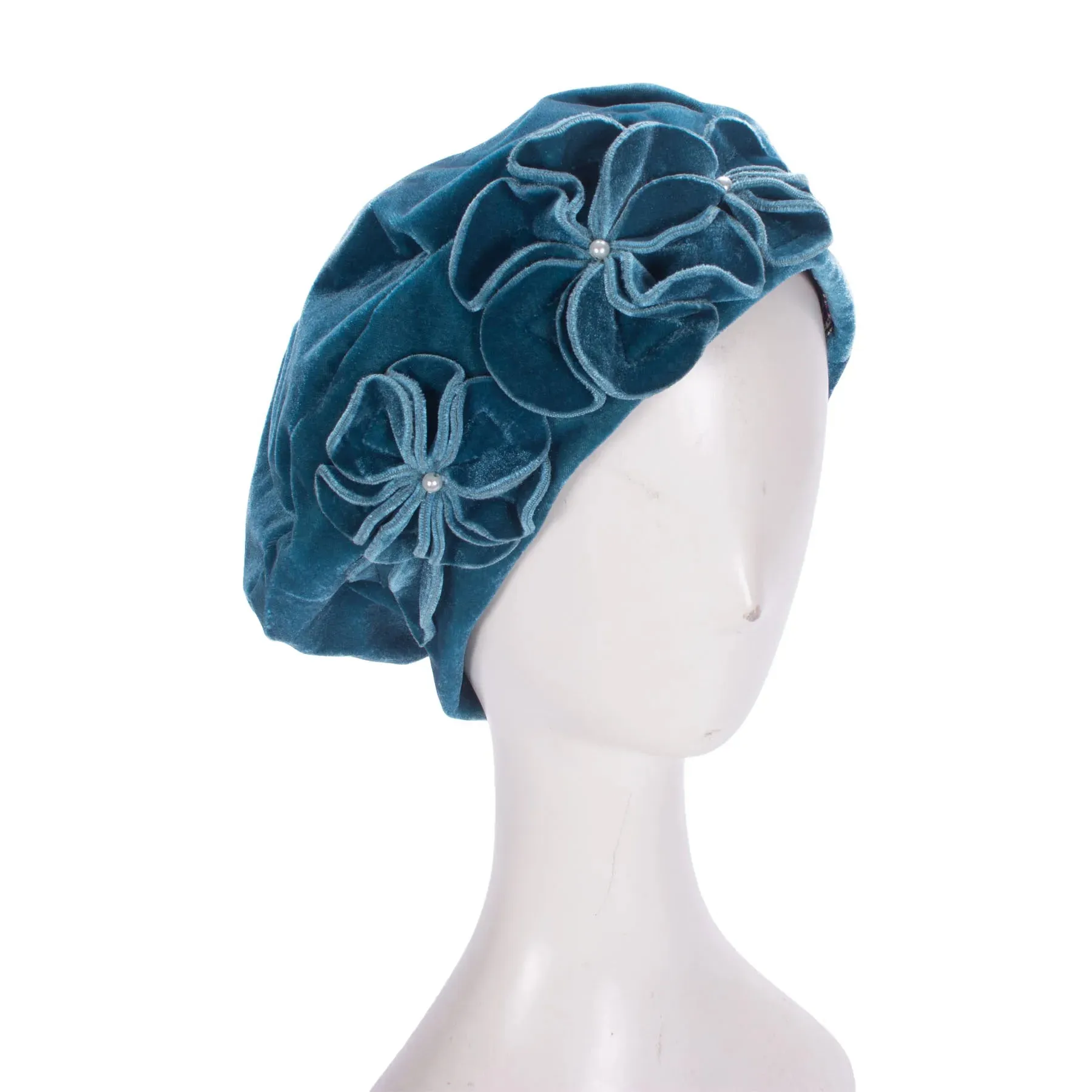 1920 Vintage Style Velvet Beret