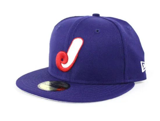 1987 Jacksonville Expos New Era 59Fifty Fitted Hats (Gray Under Brim)