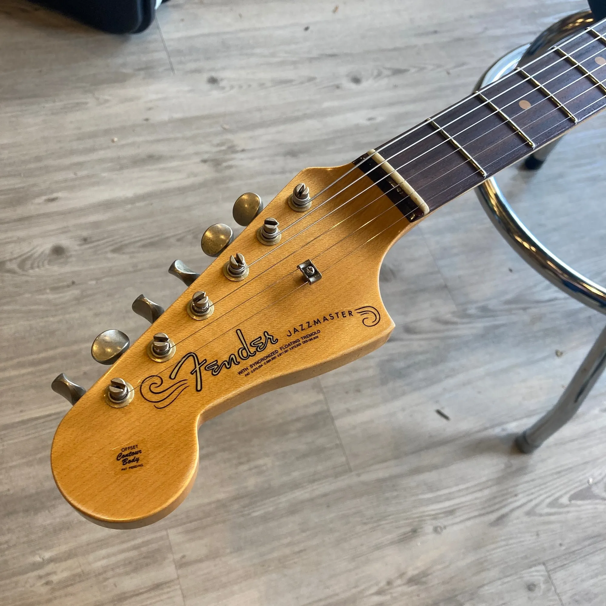 2022 Fender Custom Shop 1962 Jazzmaster - Black, Journeyman Relic - Left Handed