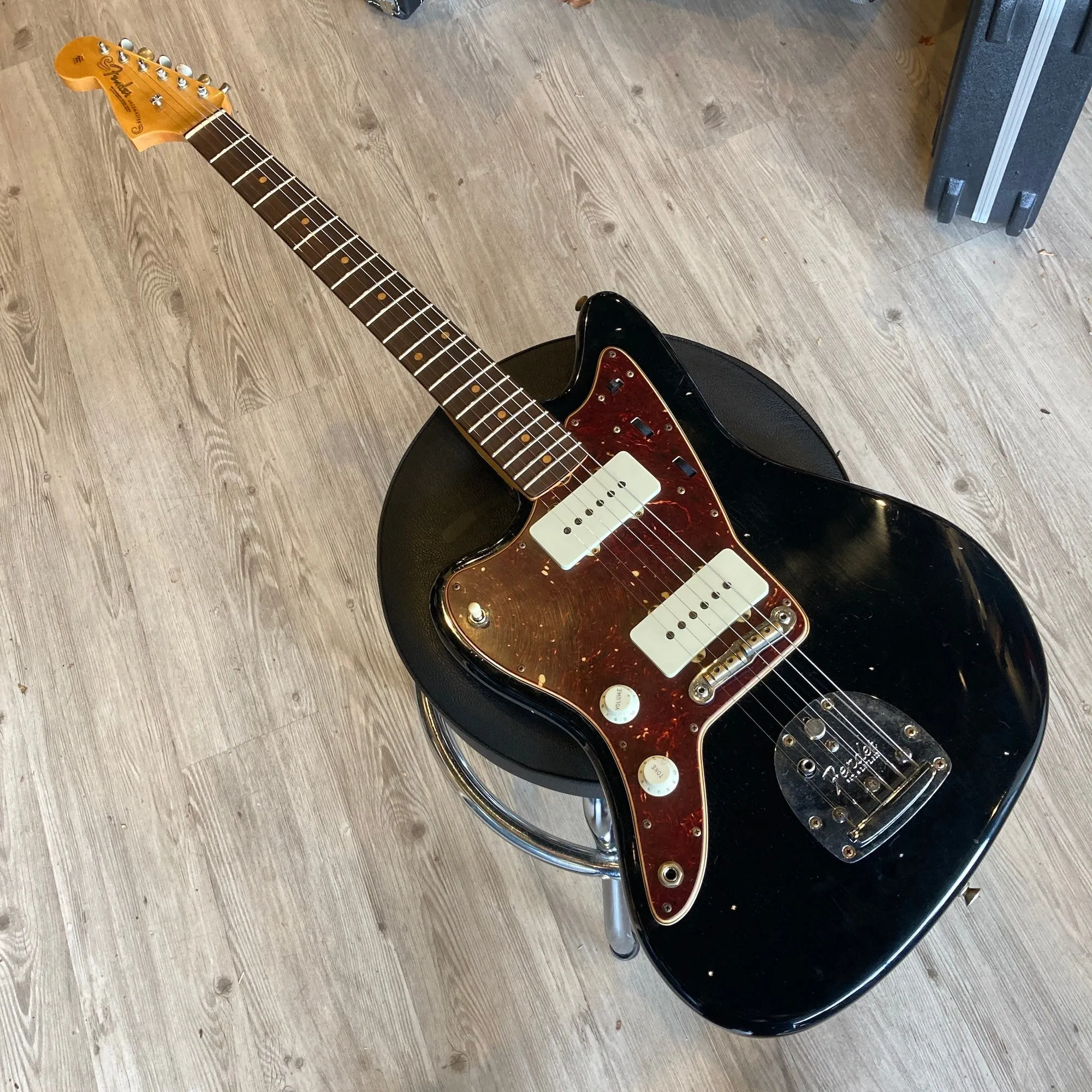 2022 Fender Custom Shop 1962 Jazzmaster - Black, Journeyman Relic - Left Handed