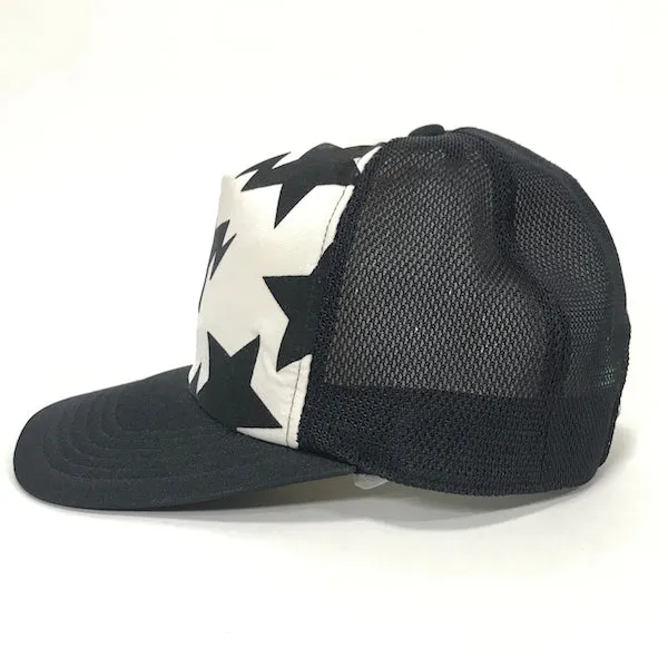 A Bathing Ape Bape Sta Logo Mesh Trucker Cap Black