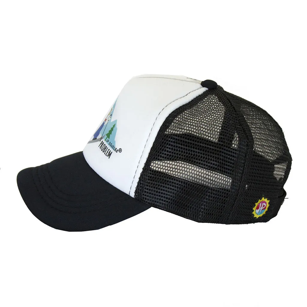Altitude Problem Skier Kids Trucker Hat