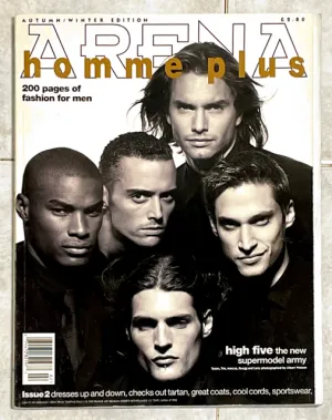 ARENA HOMME PLUS Magazine 1994 TYSON BECKFORD Marcus Schenkenberg JASON STRATHAM