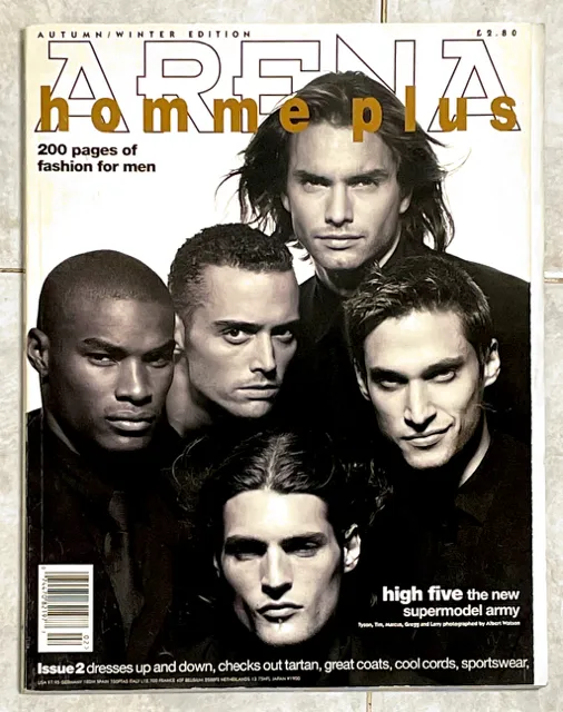 ARENA HOMME PLUS Magazine 1994 TYSON BECKFORD Marcus Schenkenberg JASON STRATHAM