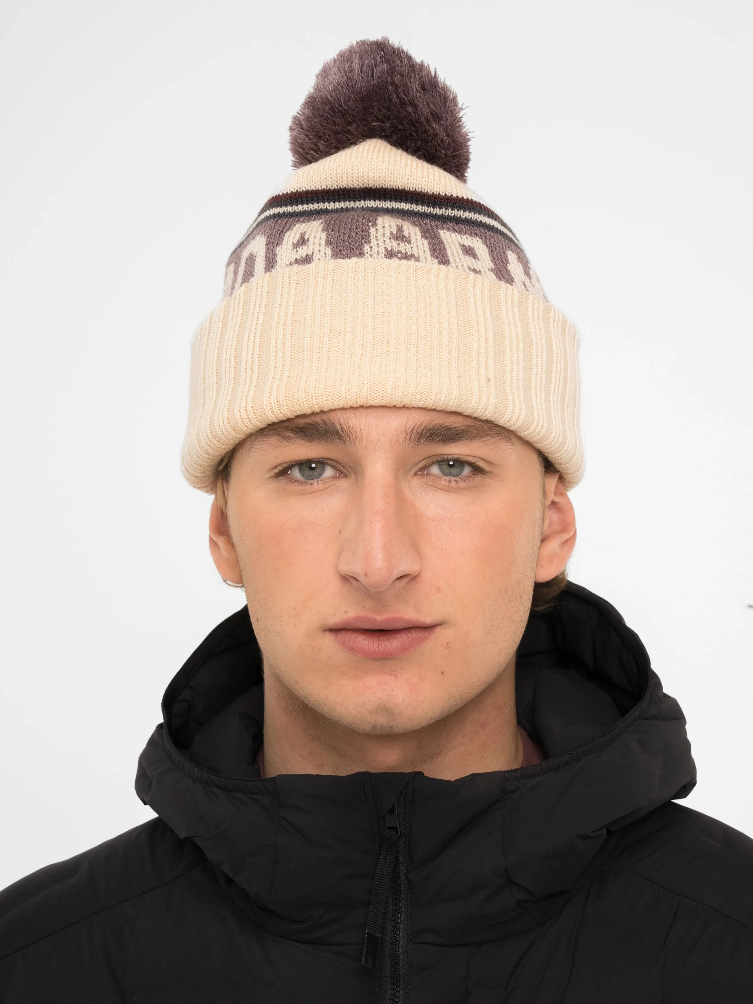 Armada Unisex Jacquard Knit Pom Beanie 2024