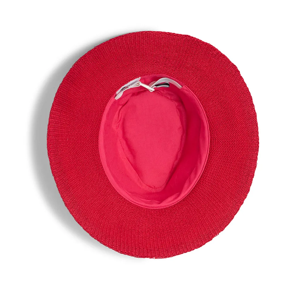 Aston Wash & Wear Fedora - Mixed Red