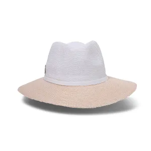 Aston Wash & Wear Fedora - White/Wheat