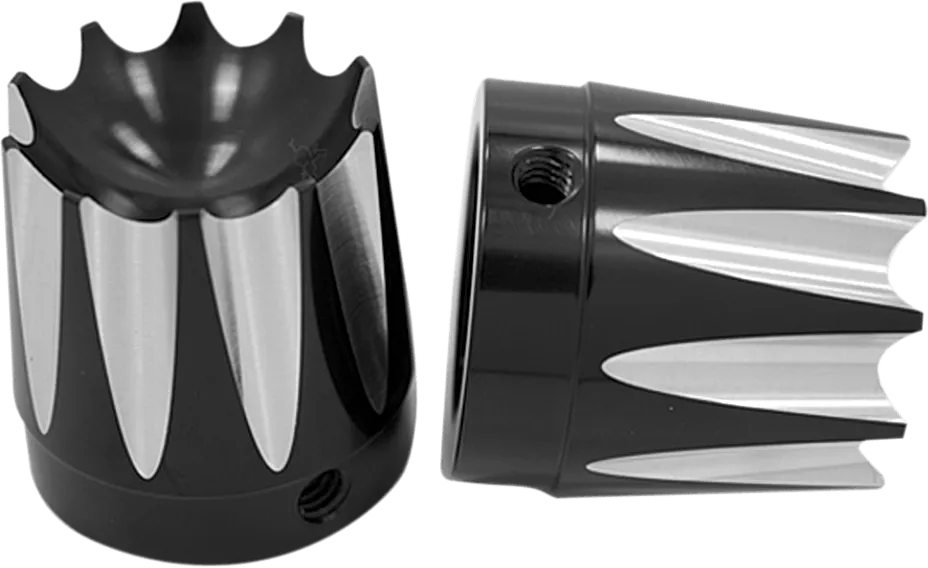 Avon Grips AXL-EX-ANO-TOUR Excalibur Axle Nut Covers - 1in. - Black
