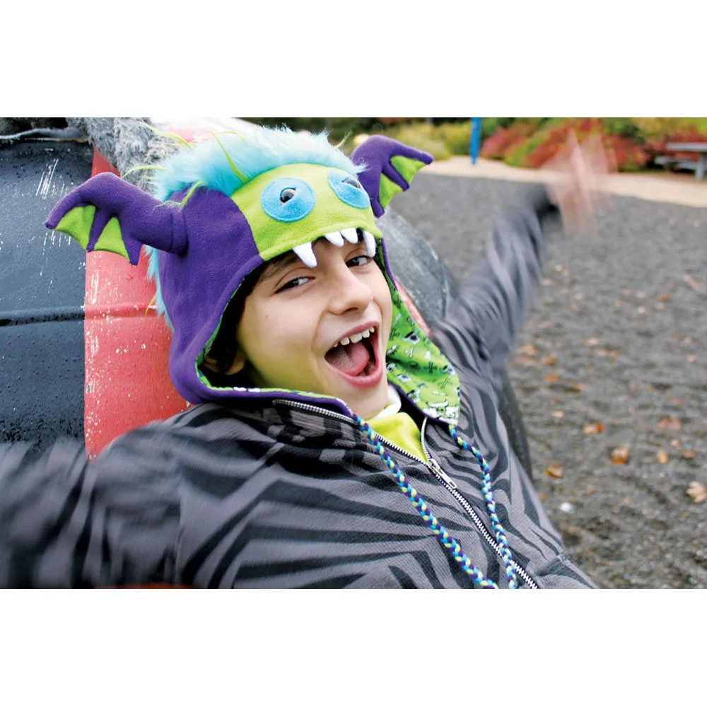 Beasty Buddies BUMBLEZOR Fleece Monster Hat