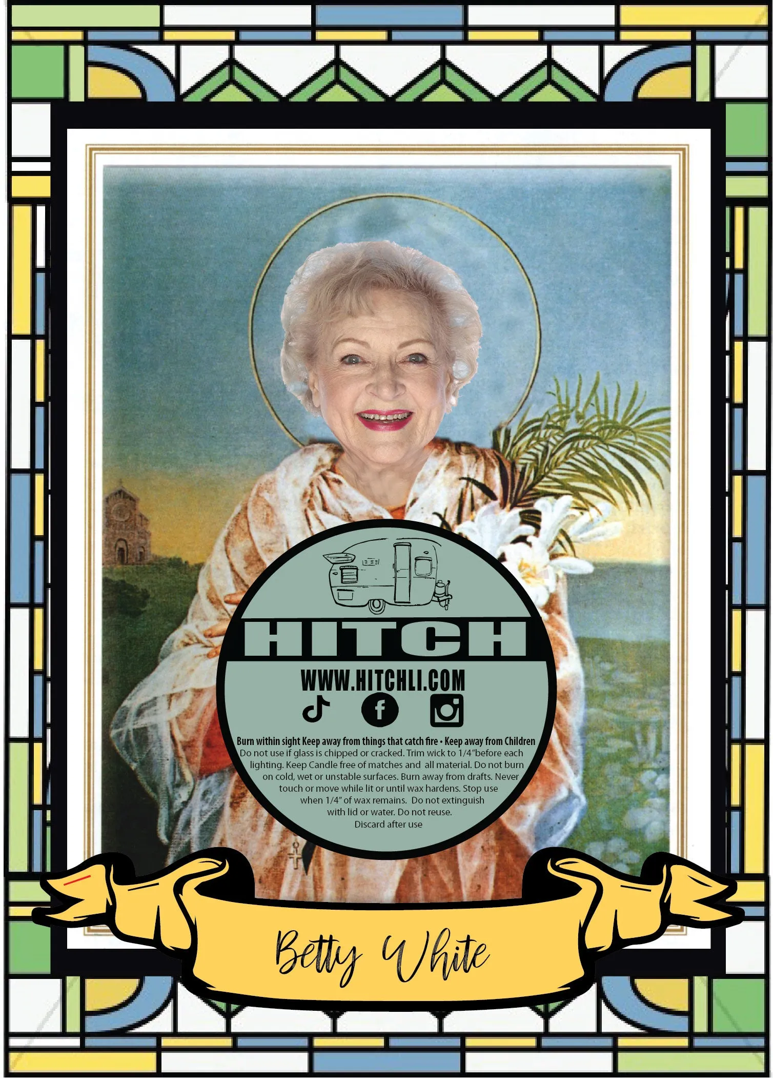 Betty White Original Prayer Candle