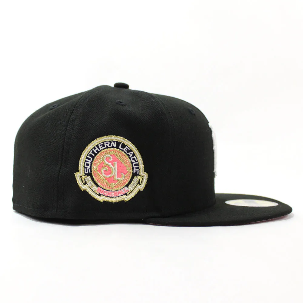 Birmingham Barons Southern League Patch New Era 59Fifty Fitted Hat (Black Pink Under Brim)