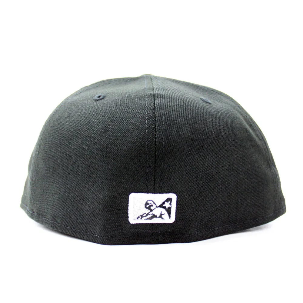 Birmingham Barons Southern League Patch New Era 59Fifty Fitted Hat (Black Pink Under Brim)