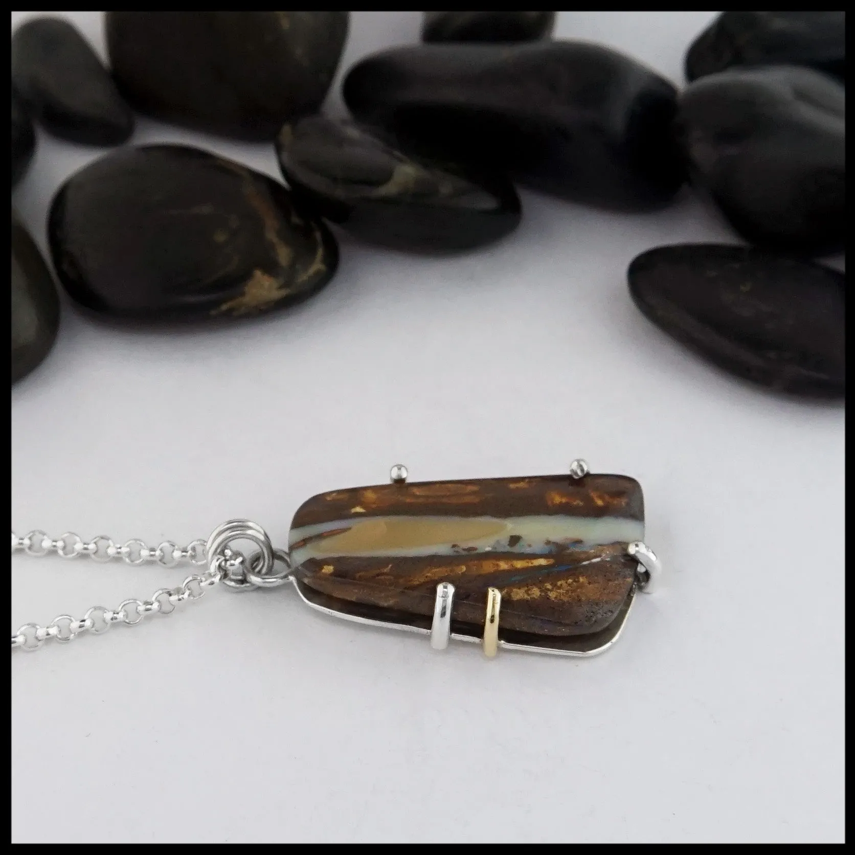 Boulder Opal Pendant