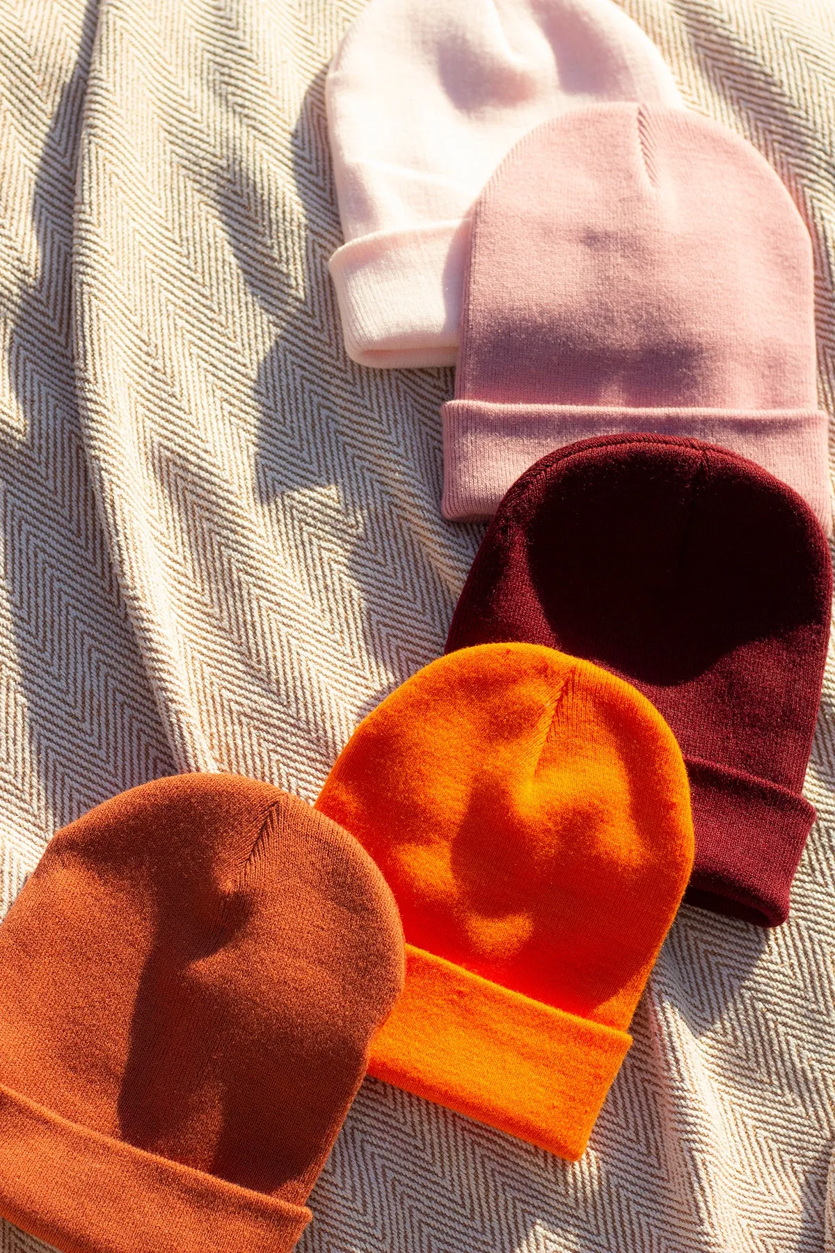 Bright Orange Beanie Hat