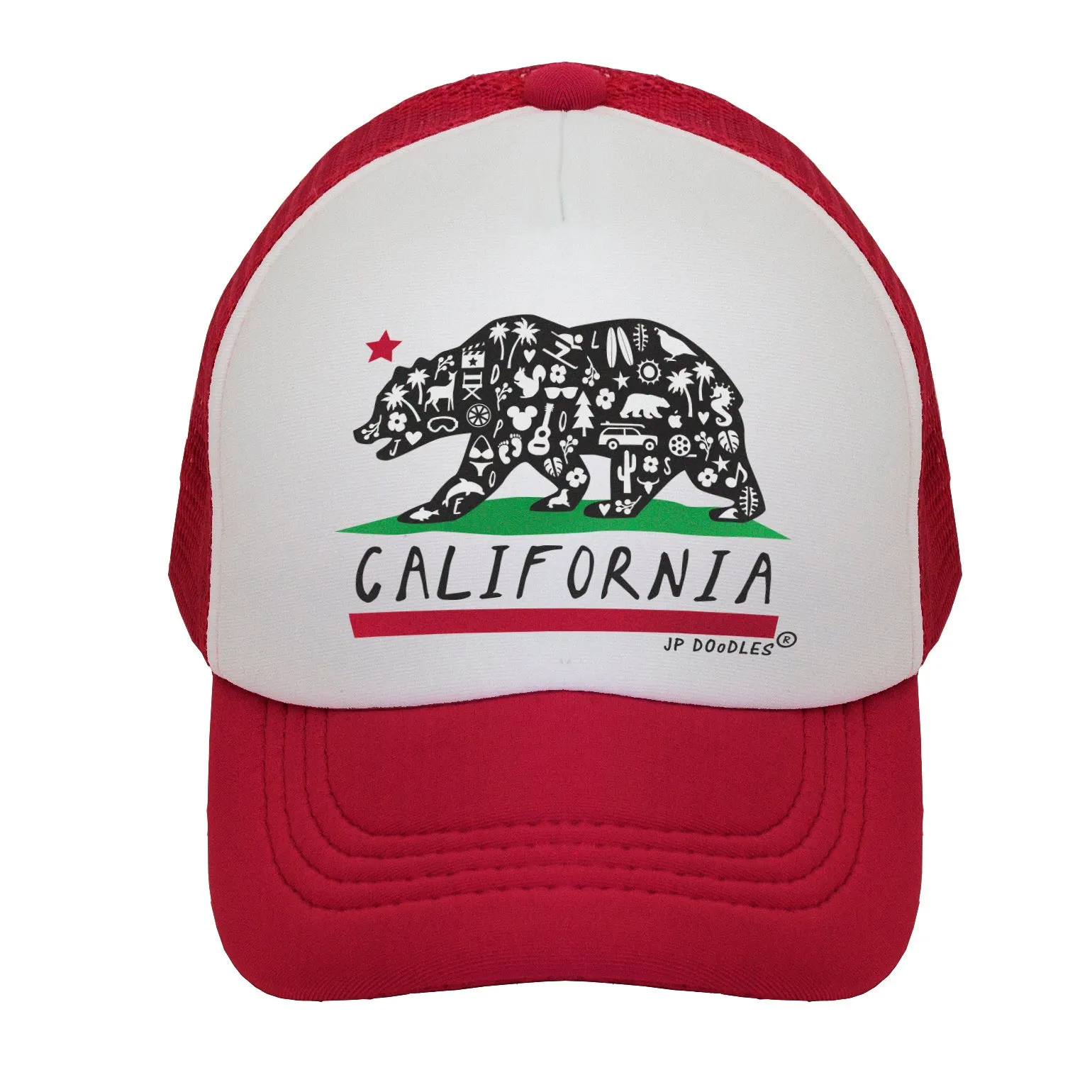 California State Flag Kids Trucker Hat