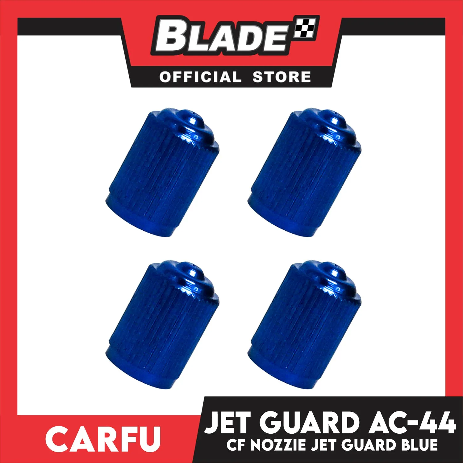 Carfu Nozzle Jet Guard AC-44/AC-42 (Set of 4) Blue