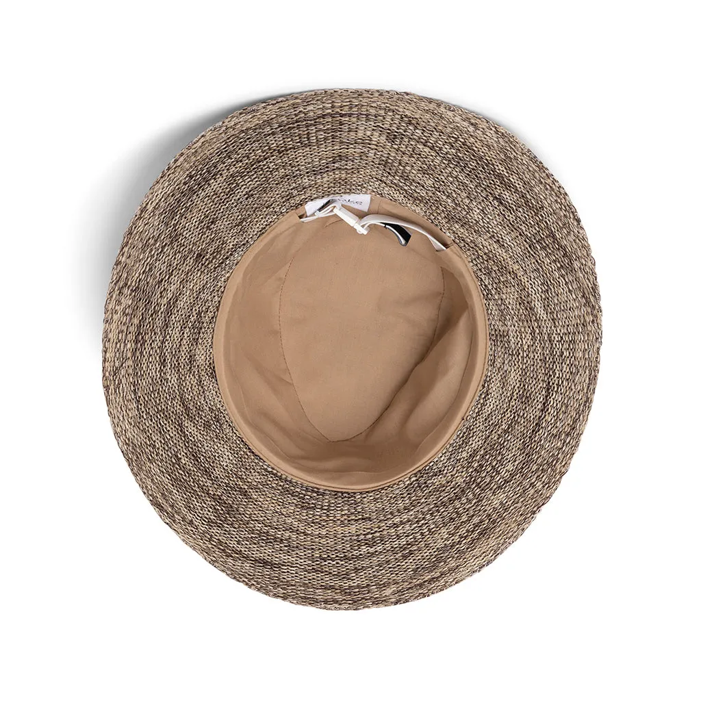 Caroline Wash & Wear Fedora - Suede