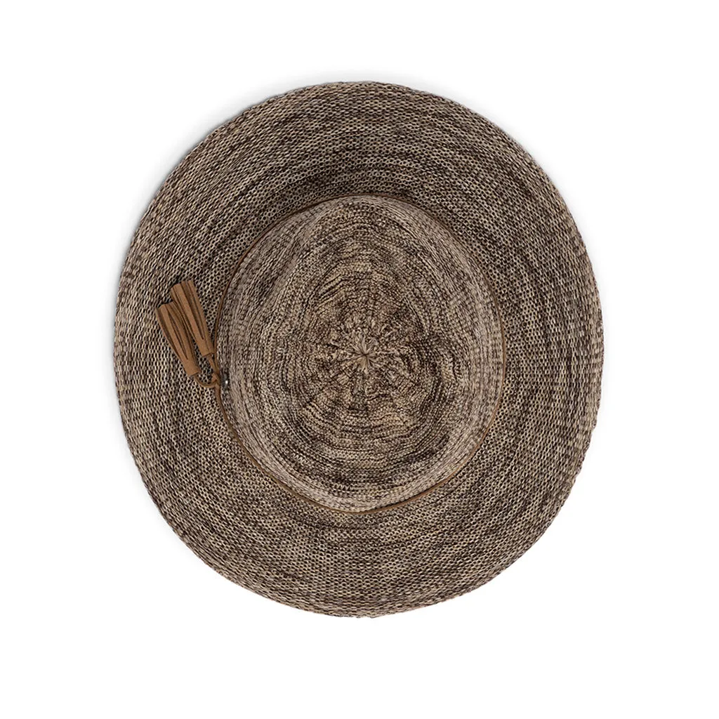 Caroline Wash & Wear Fedora - Suede
