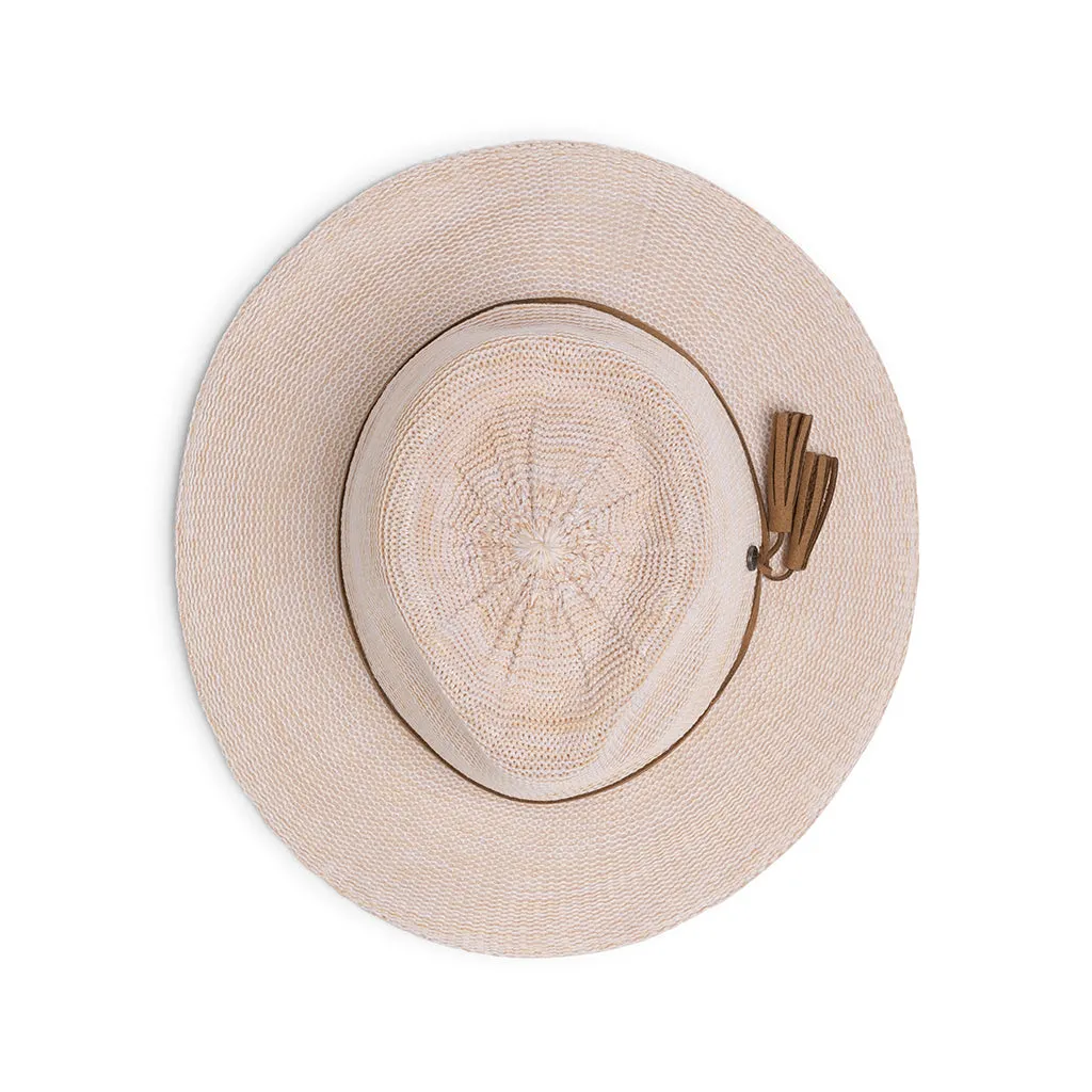 Caroline Wash & Wear Fedora - Wheat