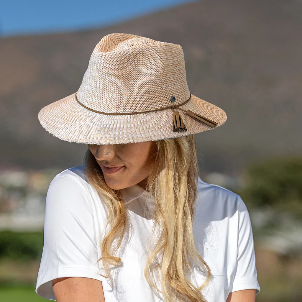 Caroline Wash & Wear Fedora - Wheat