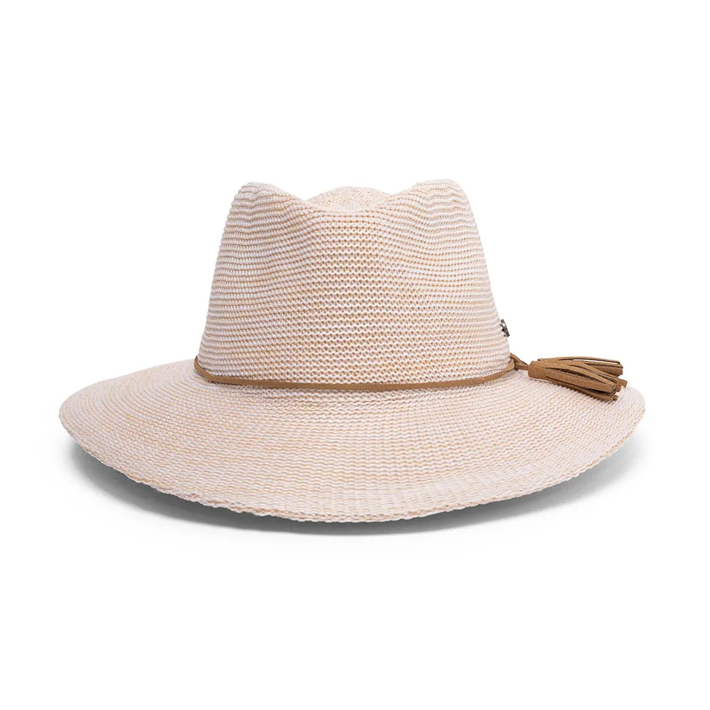 Caroline Wash & Wear Fedora - Wheat