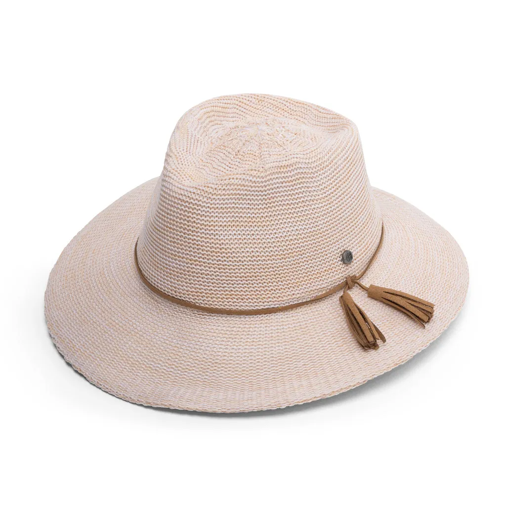 Caroline Wash & Wear Fedora - Wheat