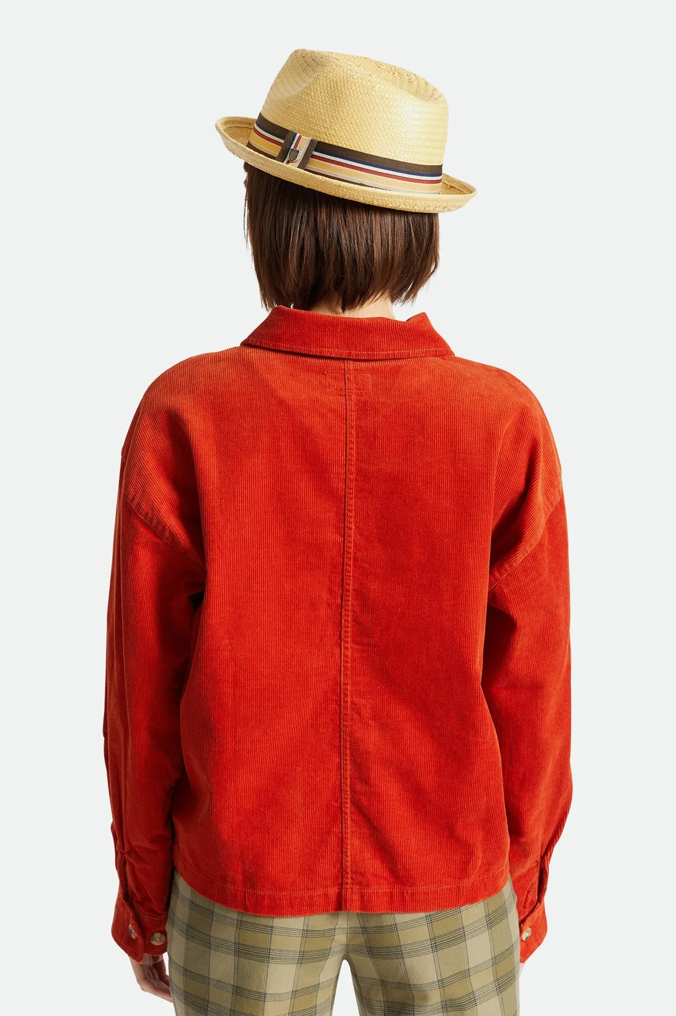 Castor Straw Fedora - Tan