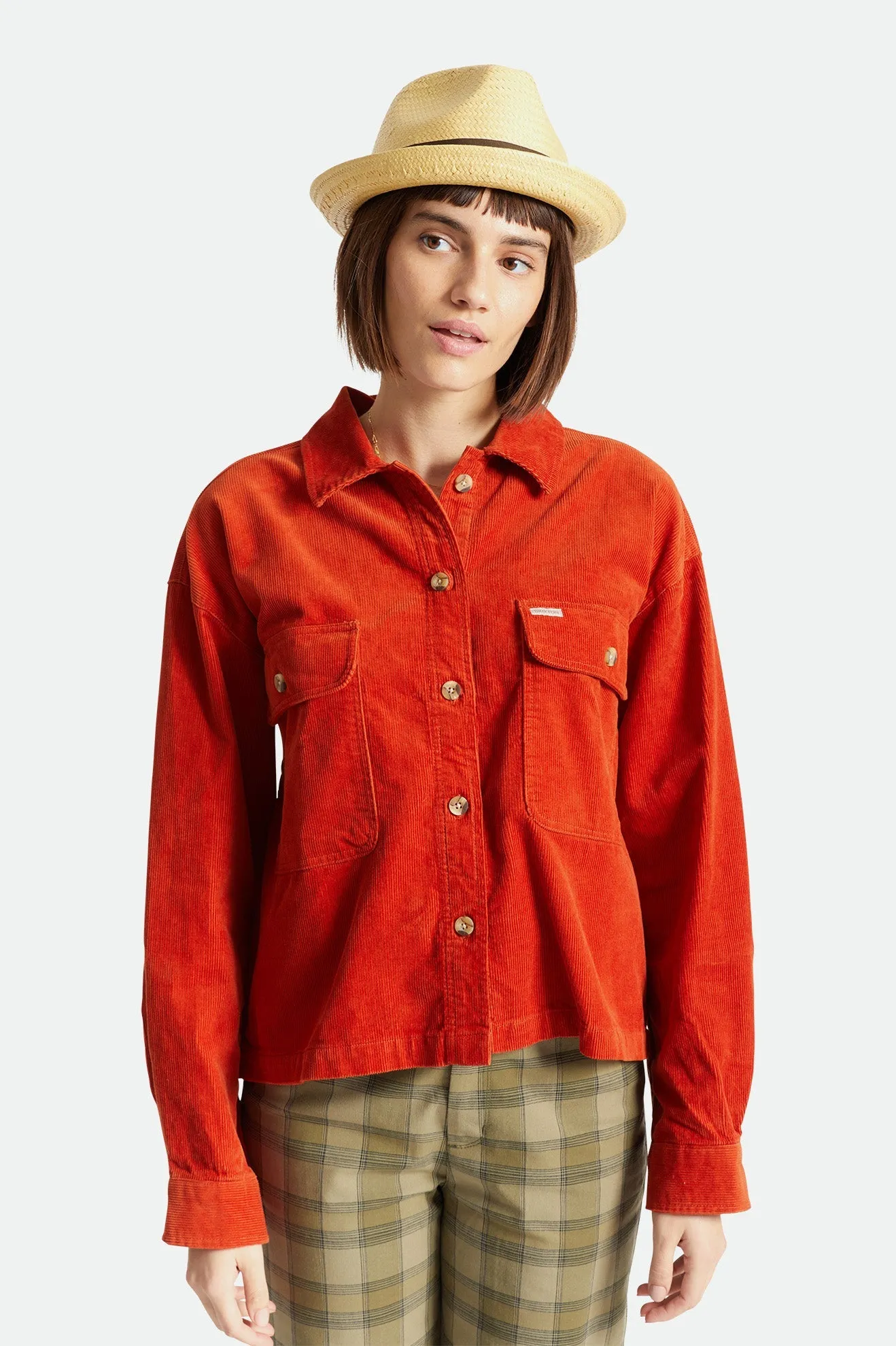 Castor Straw Fedora - Tan