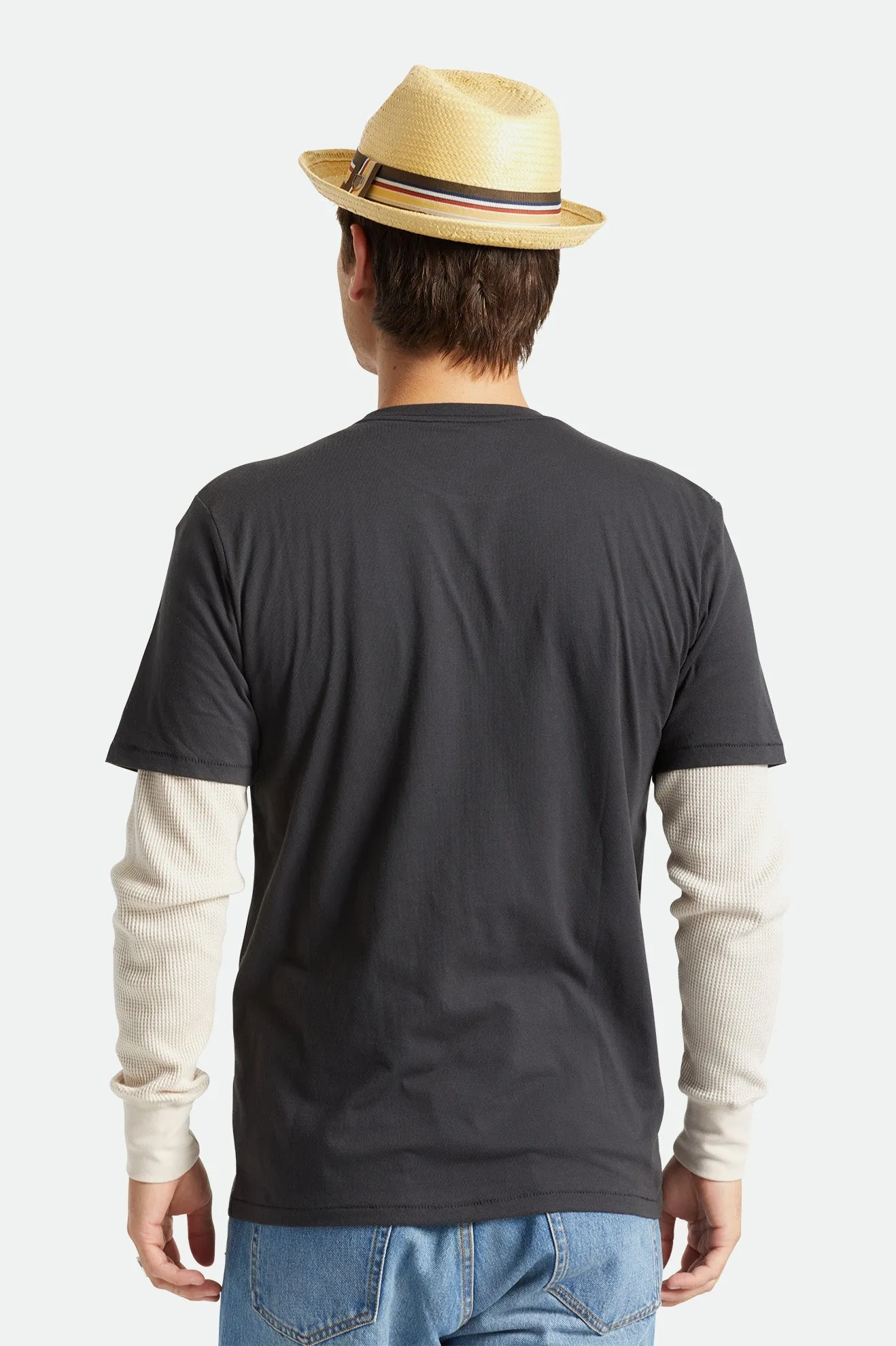 Castor Straw Fedora - Tan