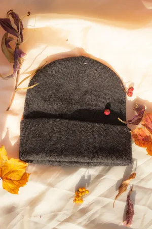 Charcoal Grey Beanie Hat