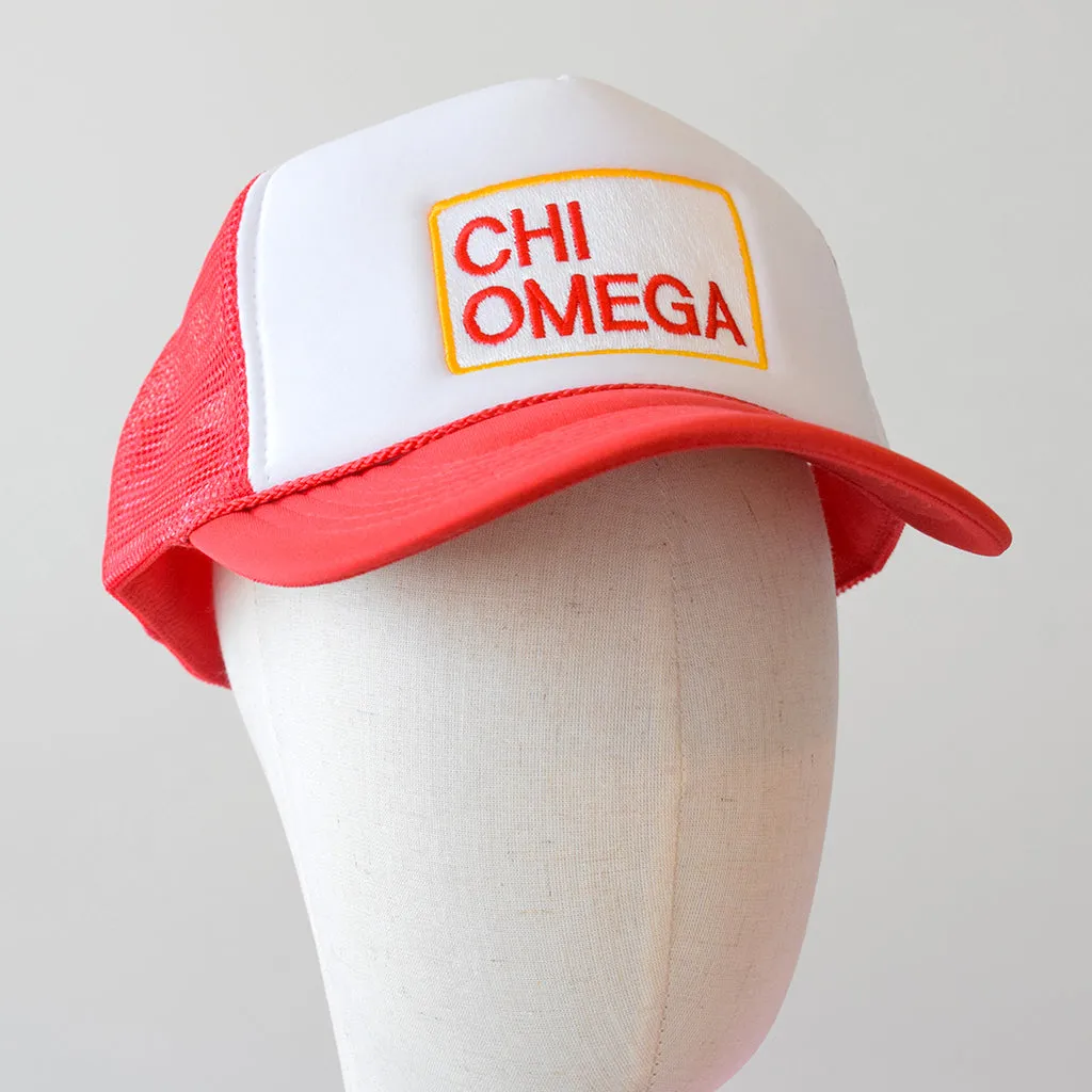 Chi Omega Patch Hat