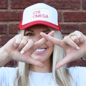 Chi Omega Patch Hat
