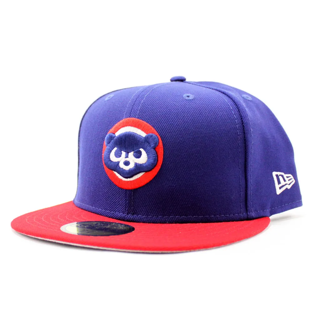 Chicago Cubs 1979 New Era 59Fifty Fitted Hat (Blue Red Gray Under Brim)