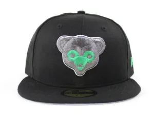 Chicago Cubs New Era 59Fifty Fitted Hat (Air Jordan 13 Altitude Gray Under Brim)