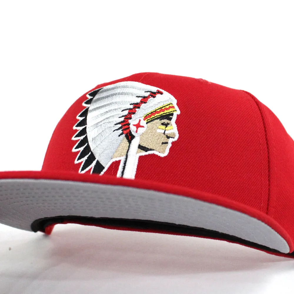 Chiefs New Era 59Fifty Fitted Hats (Red Gray Under Brim)