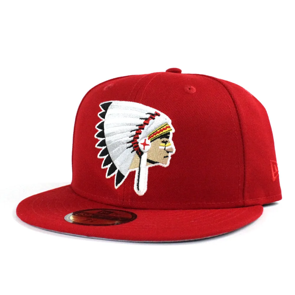 Chiefs New Era 59Fifty Fitted Hats (Red Gray Under Brim)