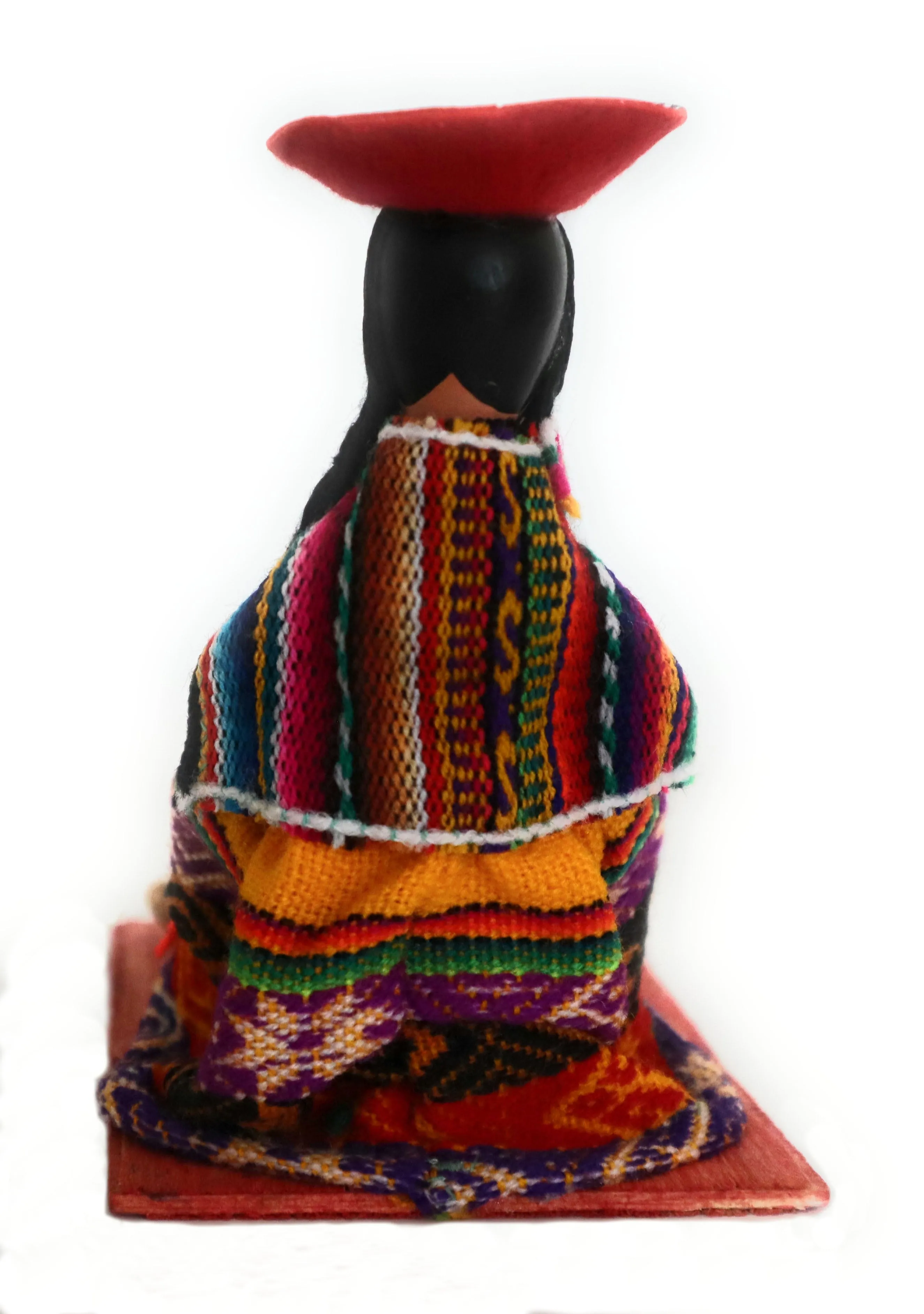Cholitos Figurines Dolls Peruvian Folk Customs Cholito Lying Down 6.5" Tall