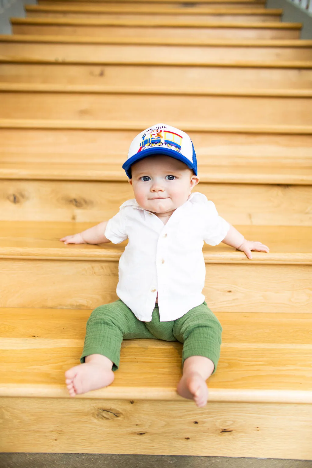 Choo Choo Train Kids Trucker Hat