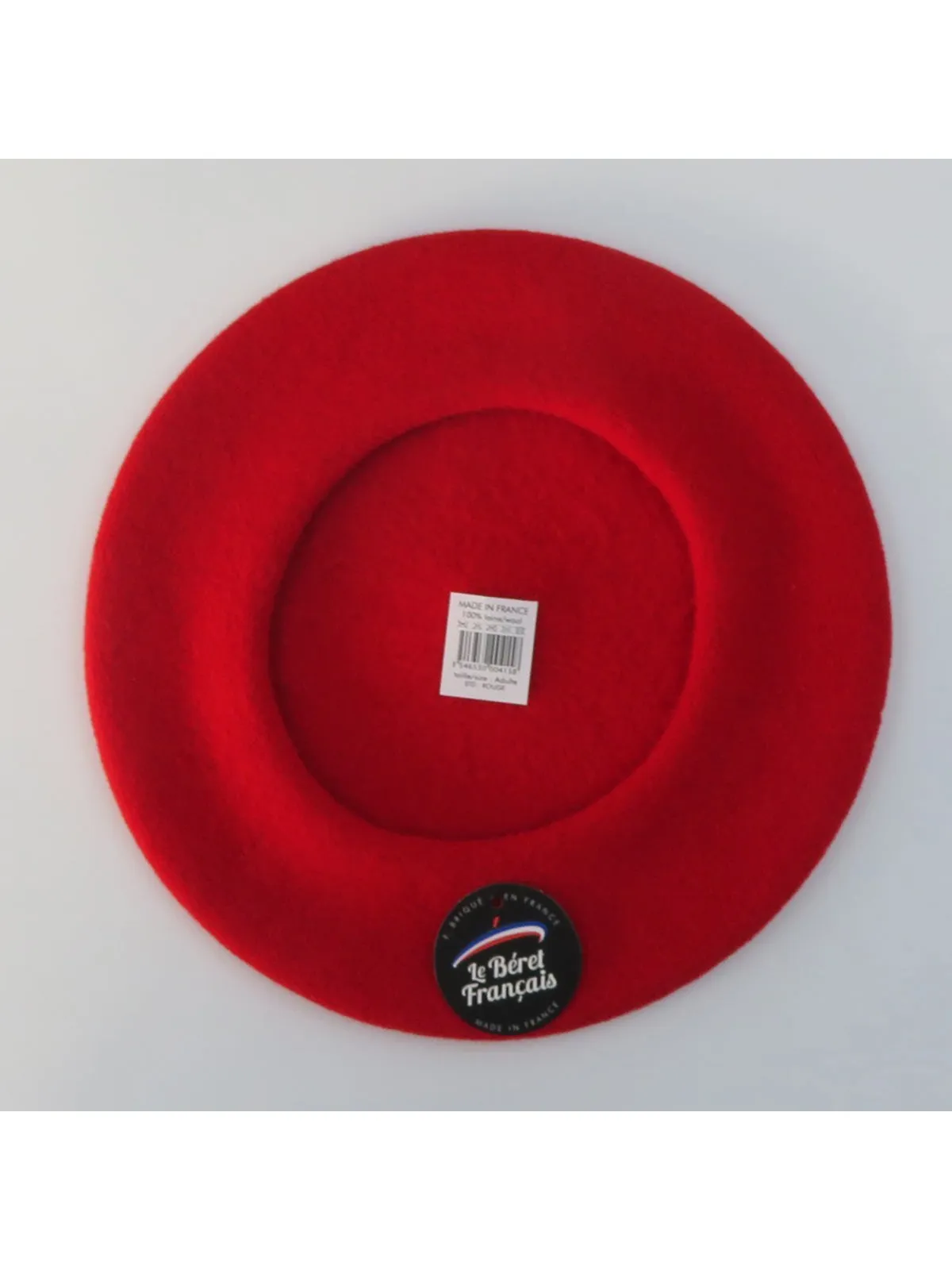 Classic Red French Beret - Made in France