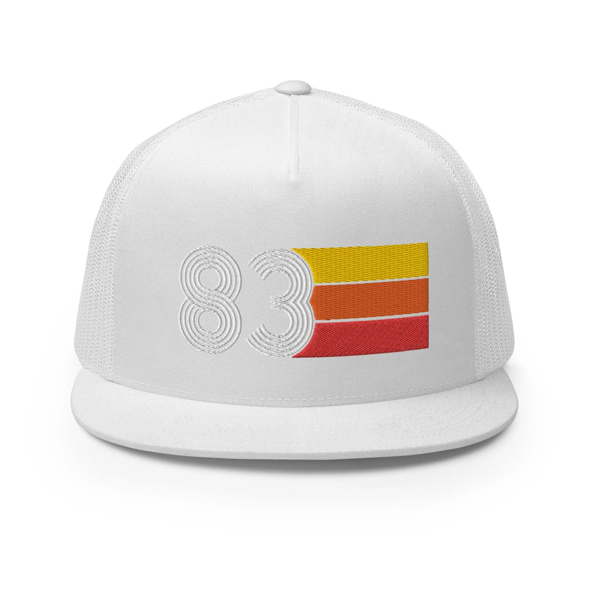 Classic Retro 1983 Flat Bill Trucker Cap
