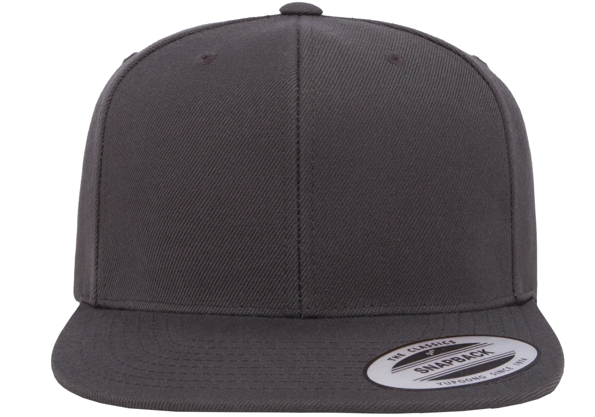 Classics Blank Snapback Cap Dark Grey