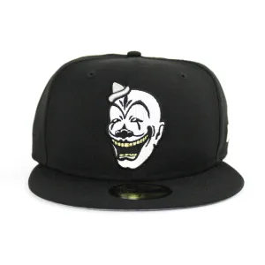 Clown Face New Era 59fifty Fitted Hat (Black M Gold Gray Under Brim)