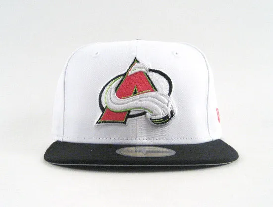 Colorado Avalanche New Era 59Fifty Fitted Hats (AIR JORDAN 5 PRO STARS GRAY UNDER BRIM)