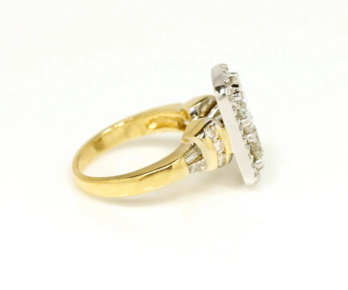 Cushion Double Halo Wedding Ring Redesign