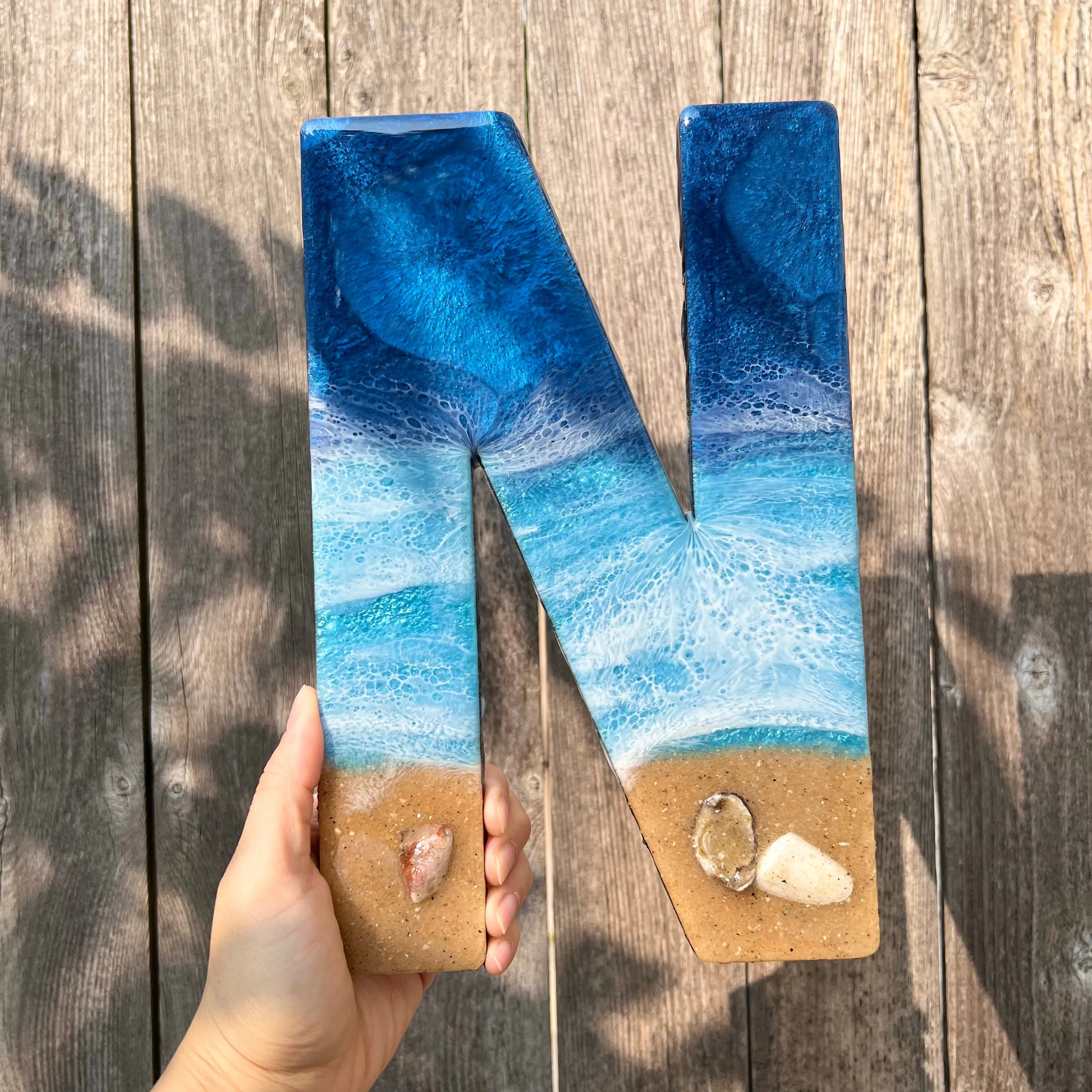 Custom Beach Design Letters - Made to Order
