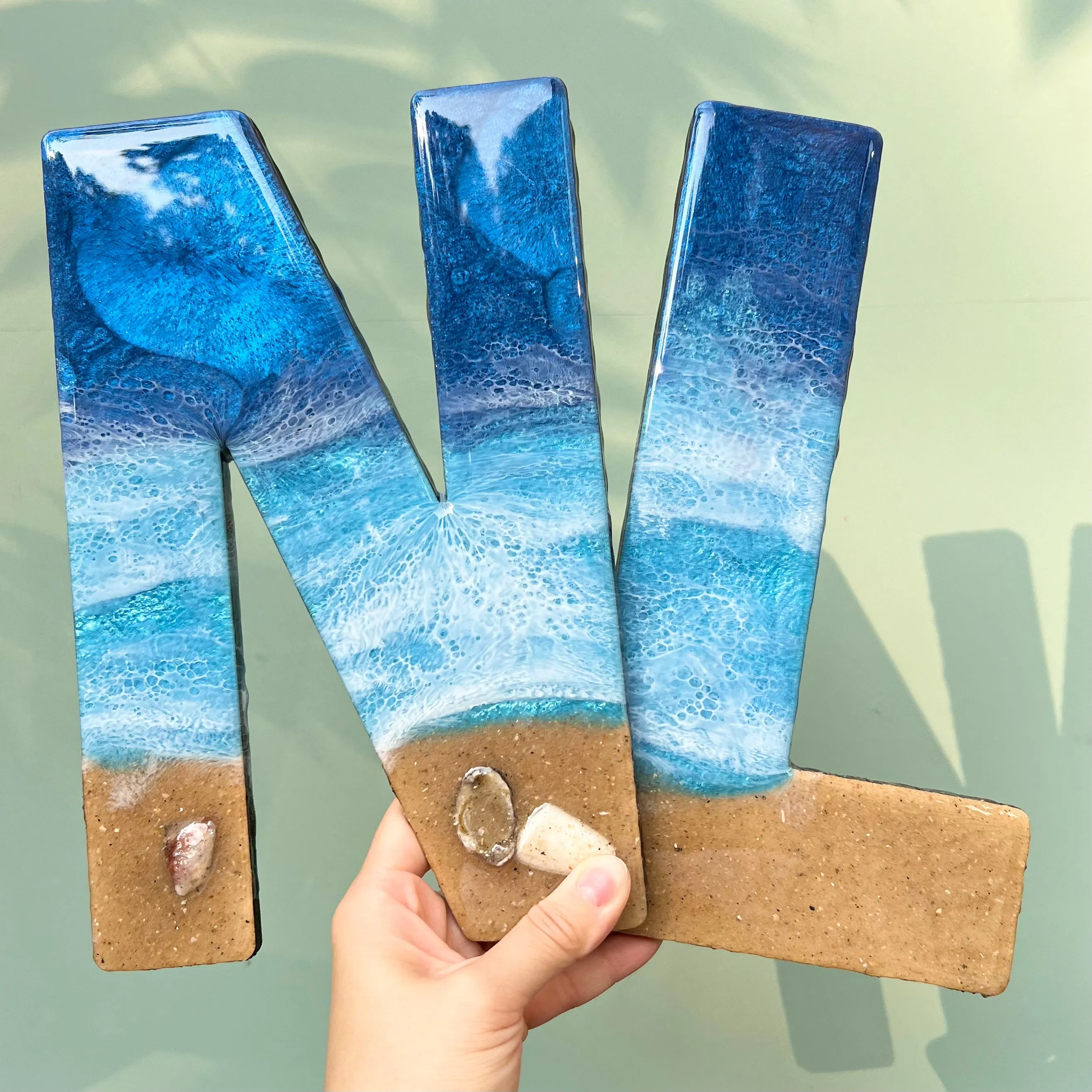 Custom Beach Design Letters - Made to Order