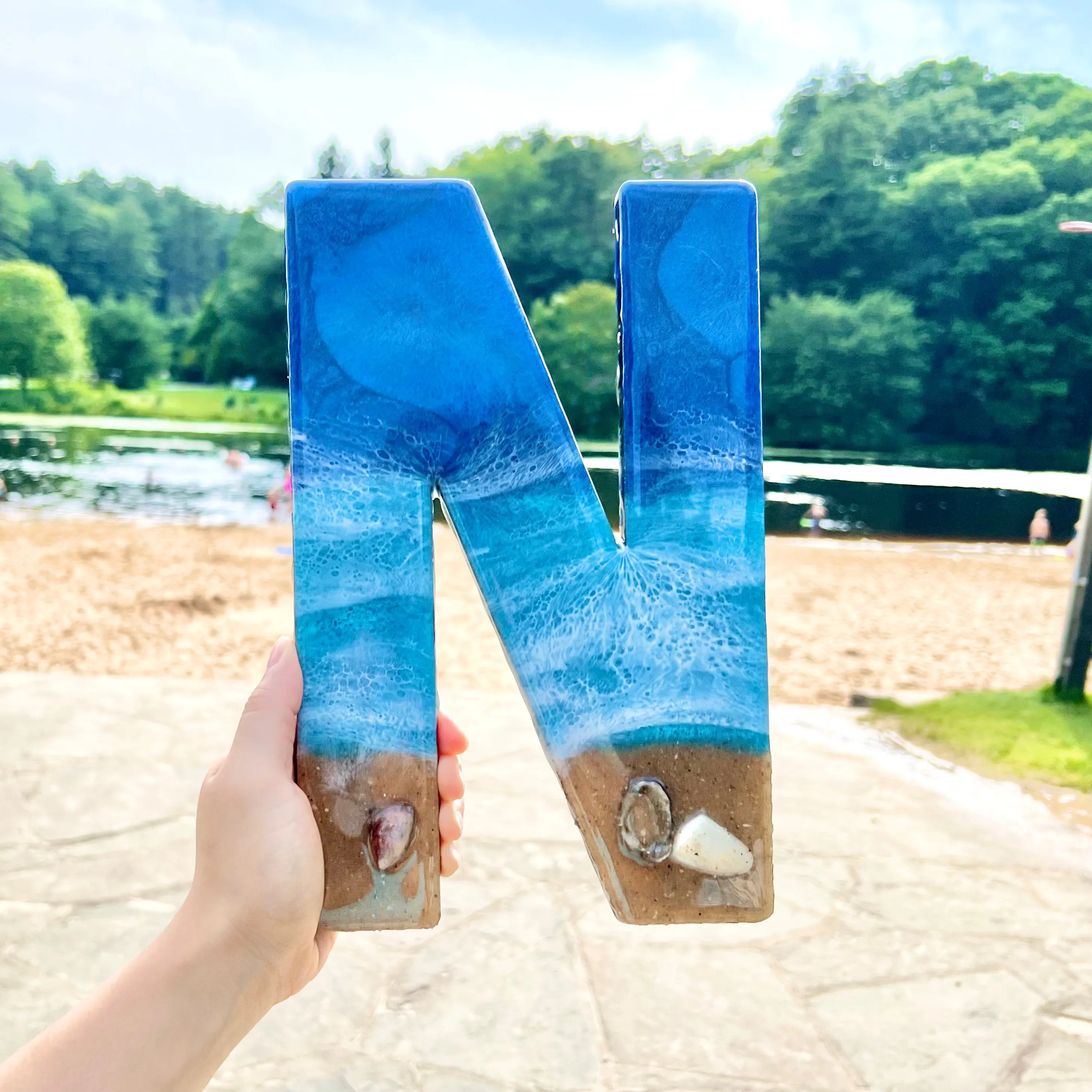 Custom Beach Design Letters - Made to Order